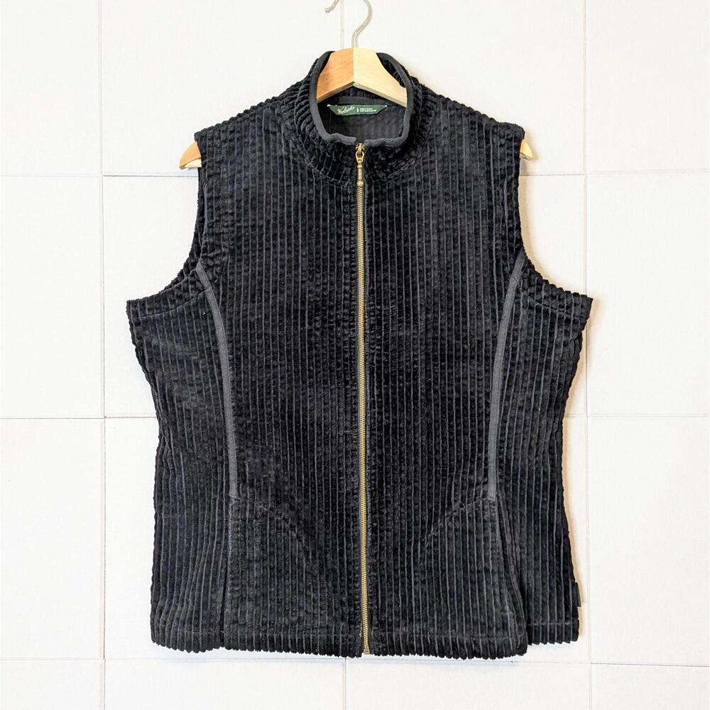 NWT Woolrich Kinsdale 100% cotton corduroy zip front vest